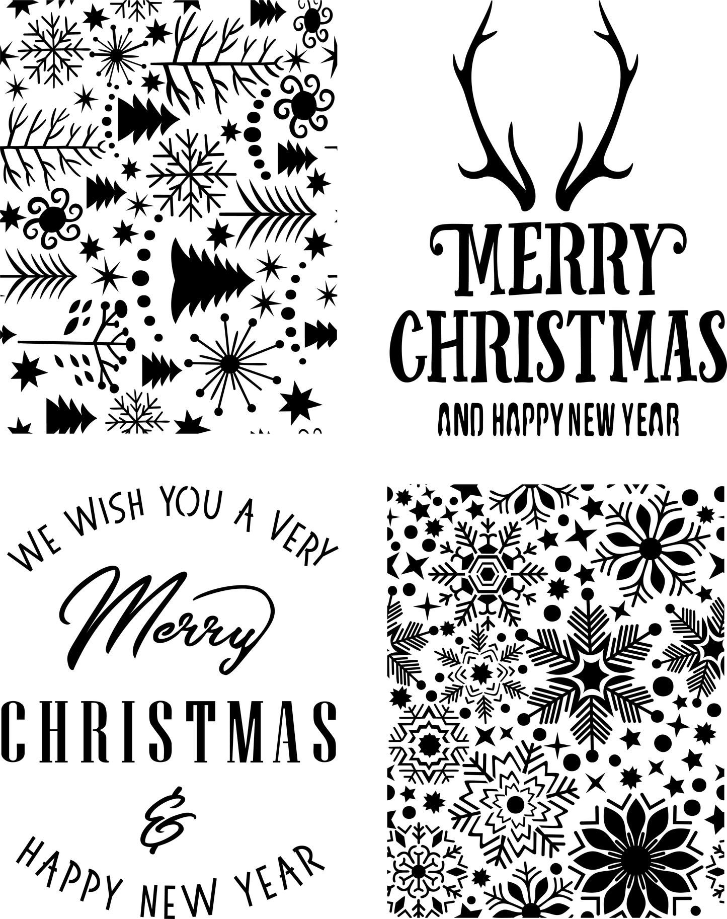 Christmas Cheer - Stencil