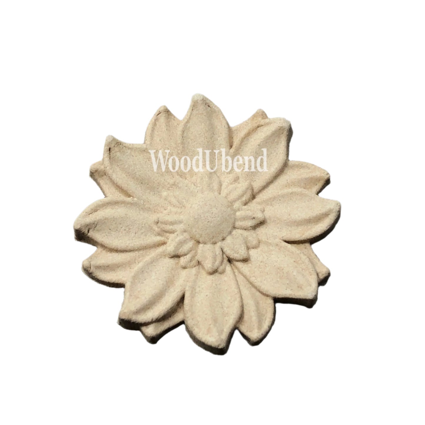 Classic Rounded Petal Flowers #WUB0354 (Pack of 5)
