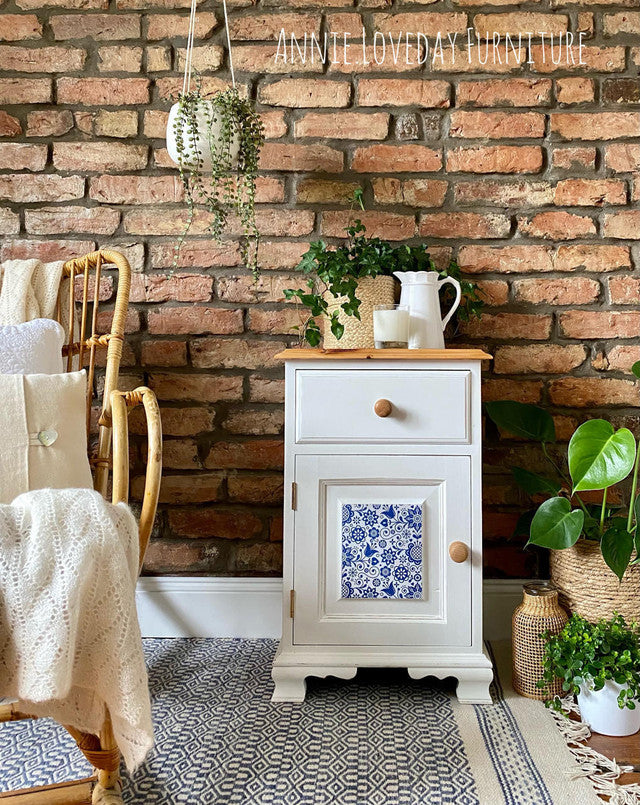 Blue Glass Ornate - Rice Decoupage Paper 3 Sheets 12" x 12"