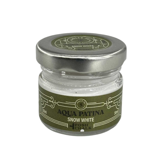 Posh Chalk Aqua Patina - Snow White 30ml