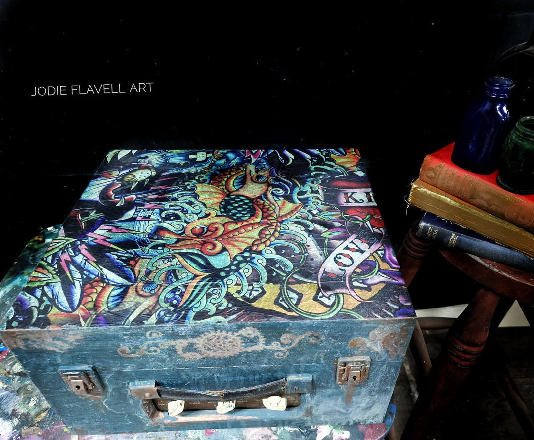 Vintage Tattoo - A1 Rice Decoupage Paper