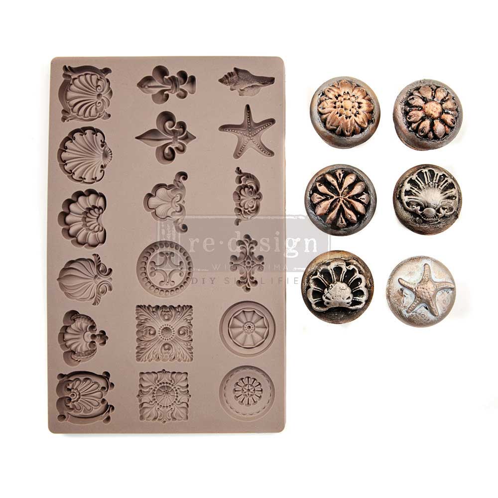 DECOR MOULDS® – SEASHORE TREASURES – 1 PC, 5″ X 8″