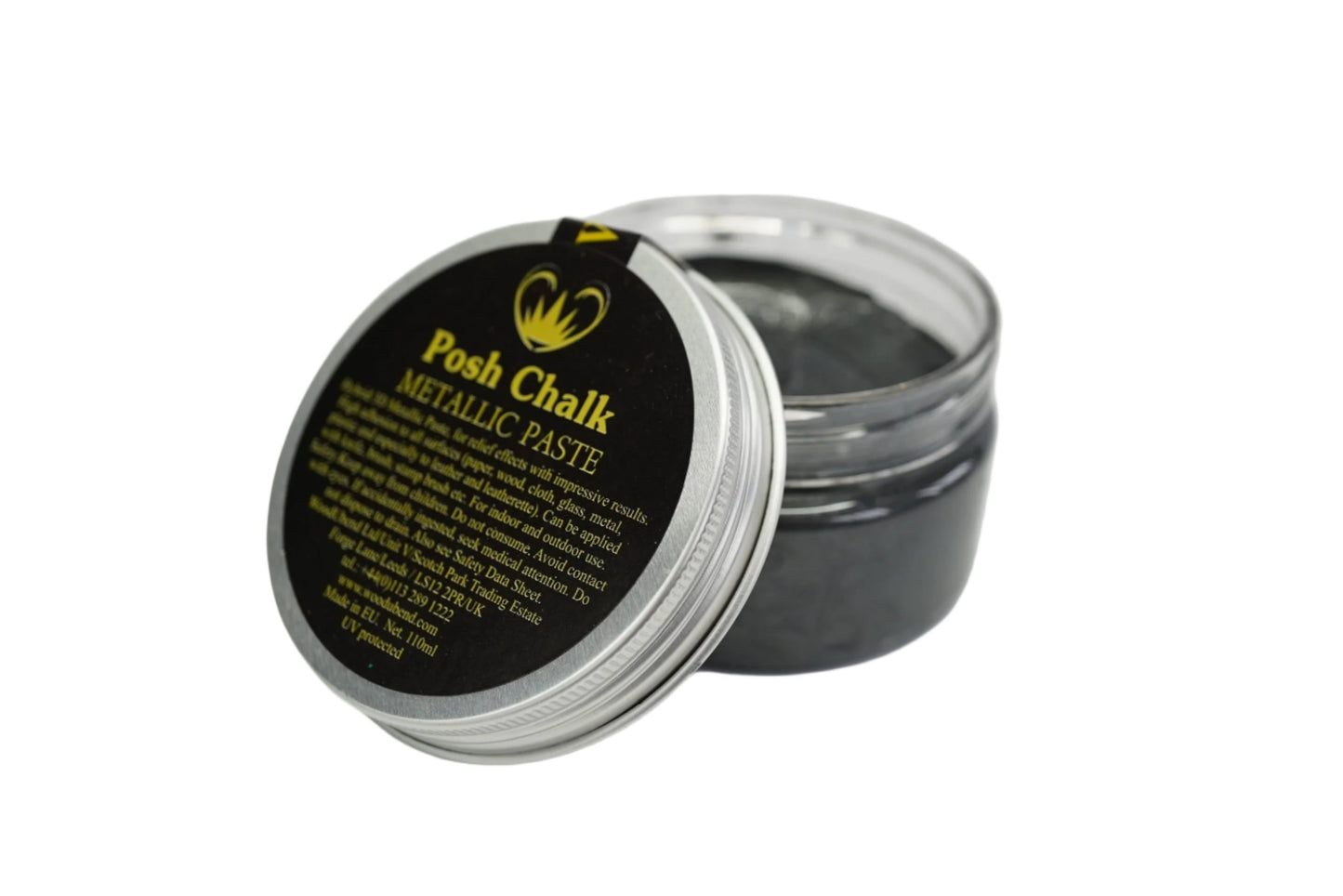 Posh Chalk Metallic Paste - Black Carbon 110ml