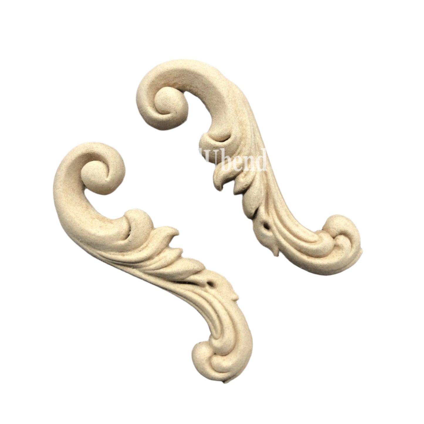 Decorative Scrolls #WUB1650 (Pack of 3 pairs - 6 pieces total)
