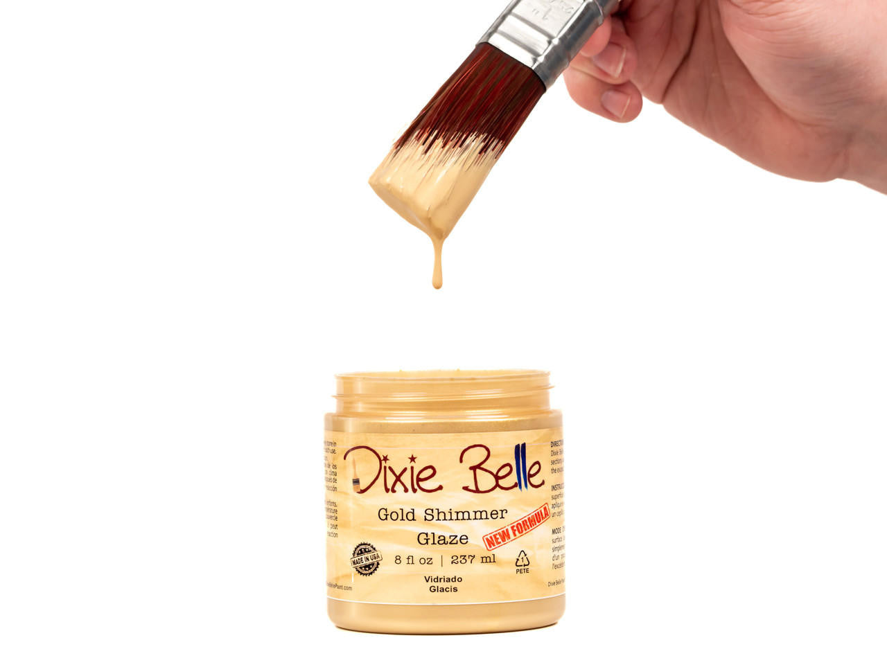 Gold Shimmer Glaze