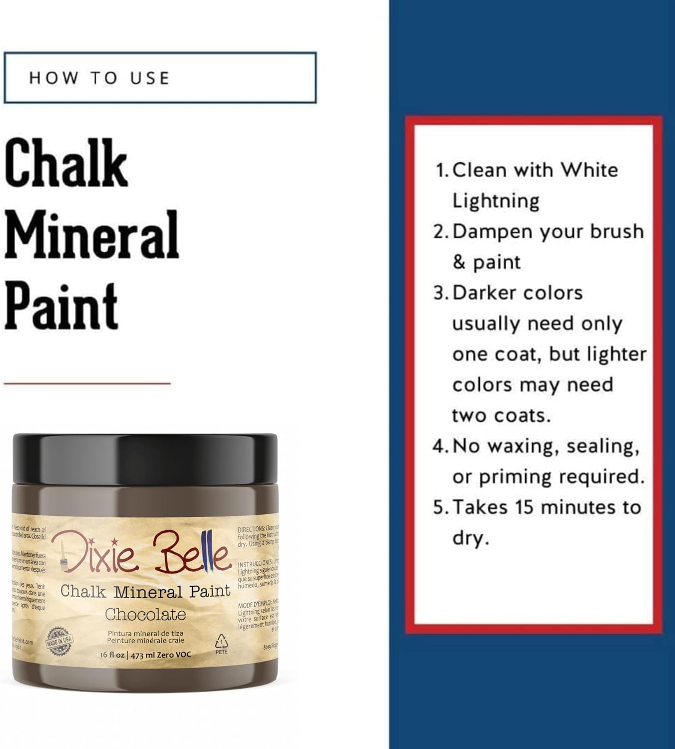 Chocolate Chalk Mineral Paint