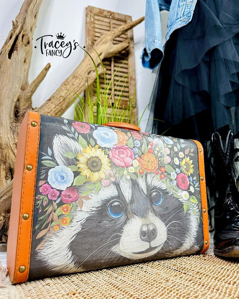 Clever Raccoon - A3 Rice Decoupage Paper