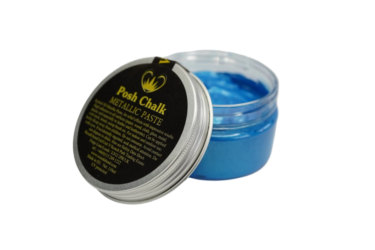 Posh Chalk Metallic Paste - Blue Fhthalo 110ml