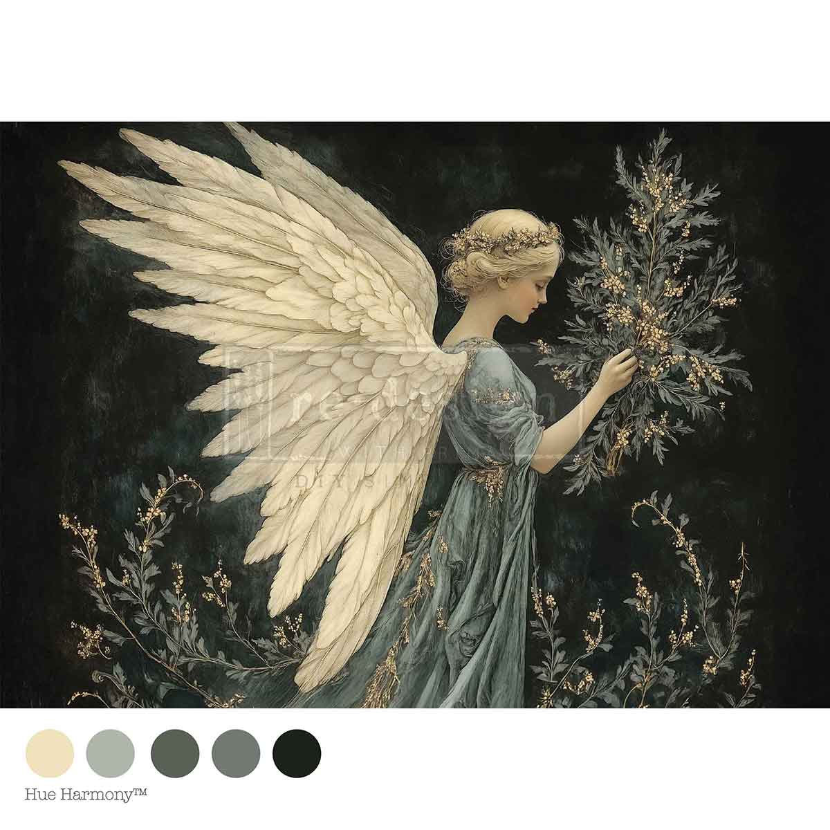 A4 DECOUPAGE – HEAVENLY NOEL – 1 SHEET, 8.27″X11.69″