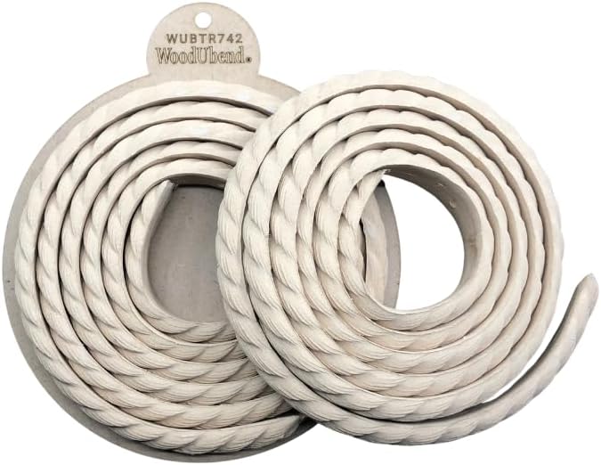 WoodUbend  Texured Rope Trims #TR742 (Pack of 2)