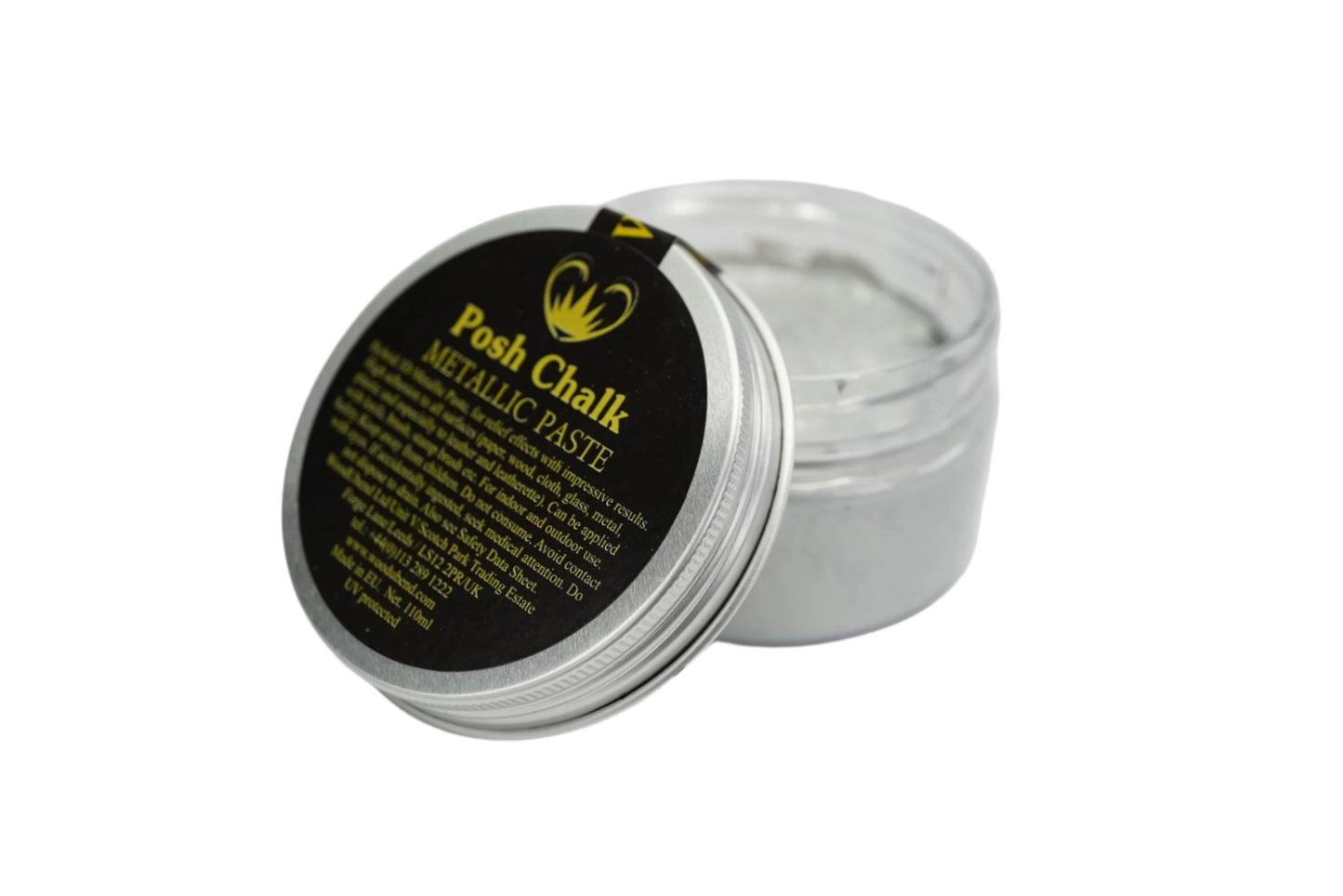 Posh Chalk Metallic Paste - Pearl Silver 110ml