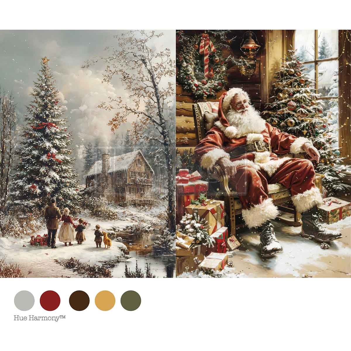 A4 DECOUPAGE – SILENT NIGHT STORIES – 1 SHEET, 8.27″X11.69″