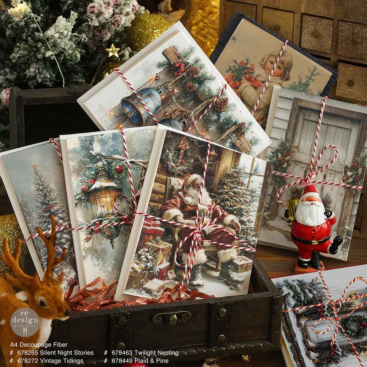 A4 DECOUPAGE – TWILIGHT NESTING – 1 SHEET, 8.27″X11.69″