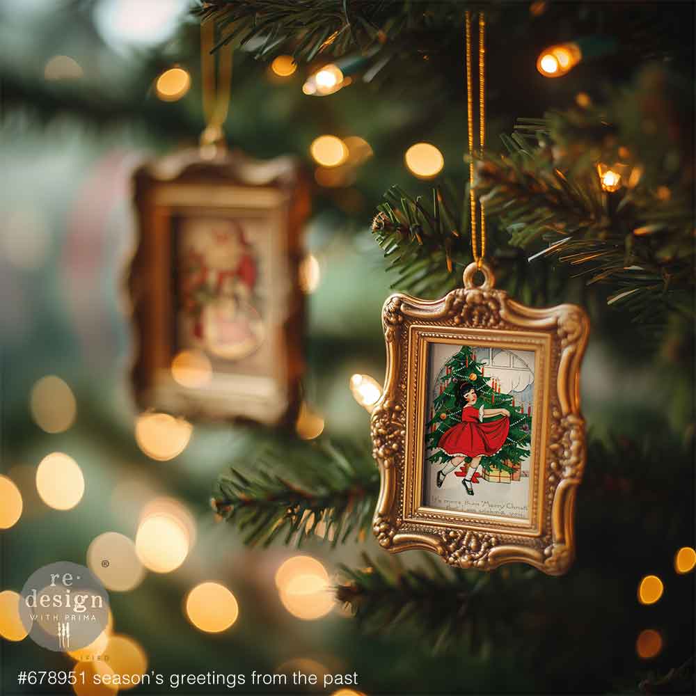 A4 TRANSFER – SEASON’S GREETINGS FROM THE PAST – 1 SHEET, 8.3″X11.7″