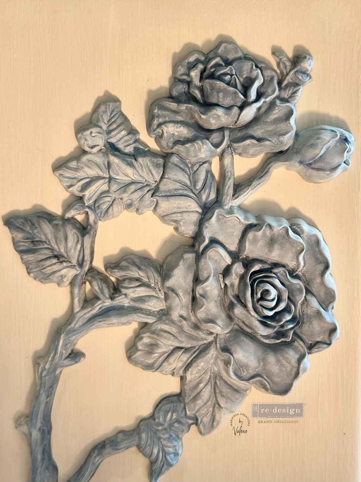 DECOR POLY – LUSH REVERIE LEFT – 10.5″X7″X0.5″ (26.7CMX17.8CMX1.3CM)