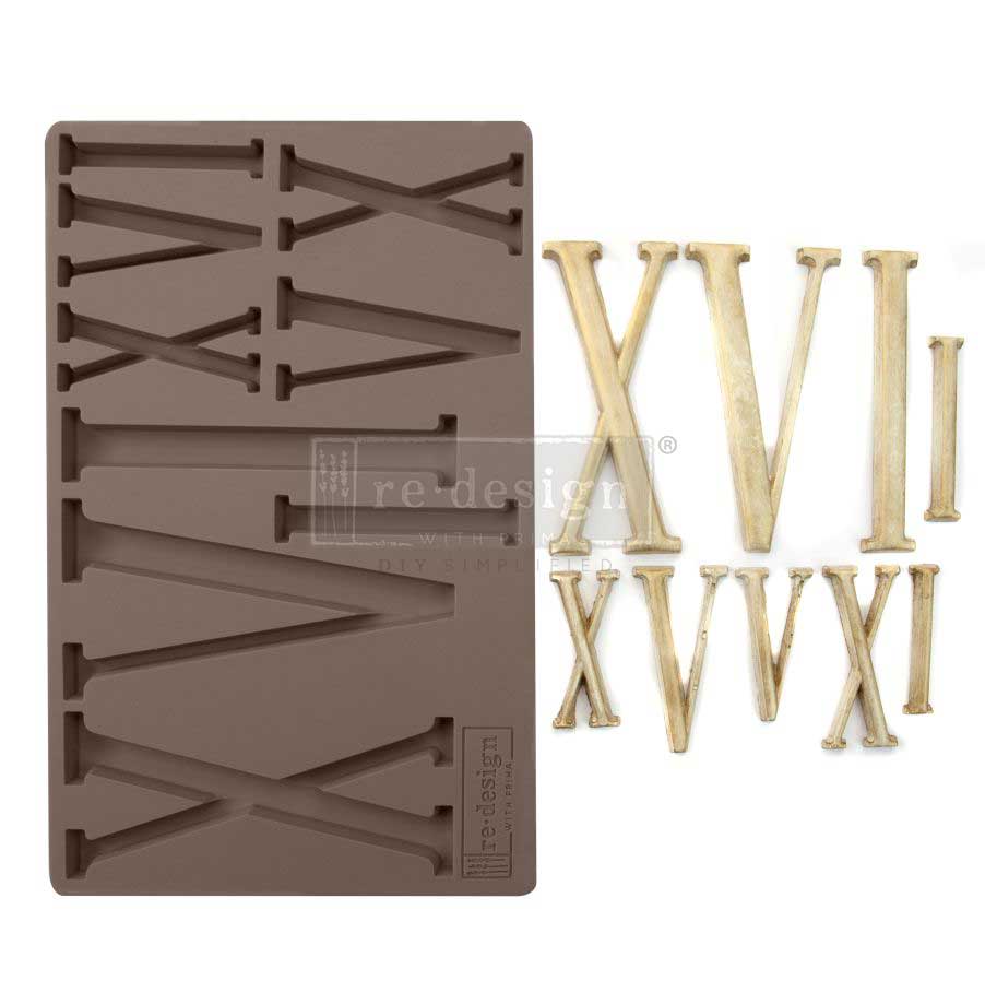 DECOR MOULDS® – NUMERALS – 1 PC, 5″ X 8″