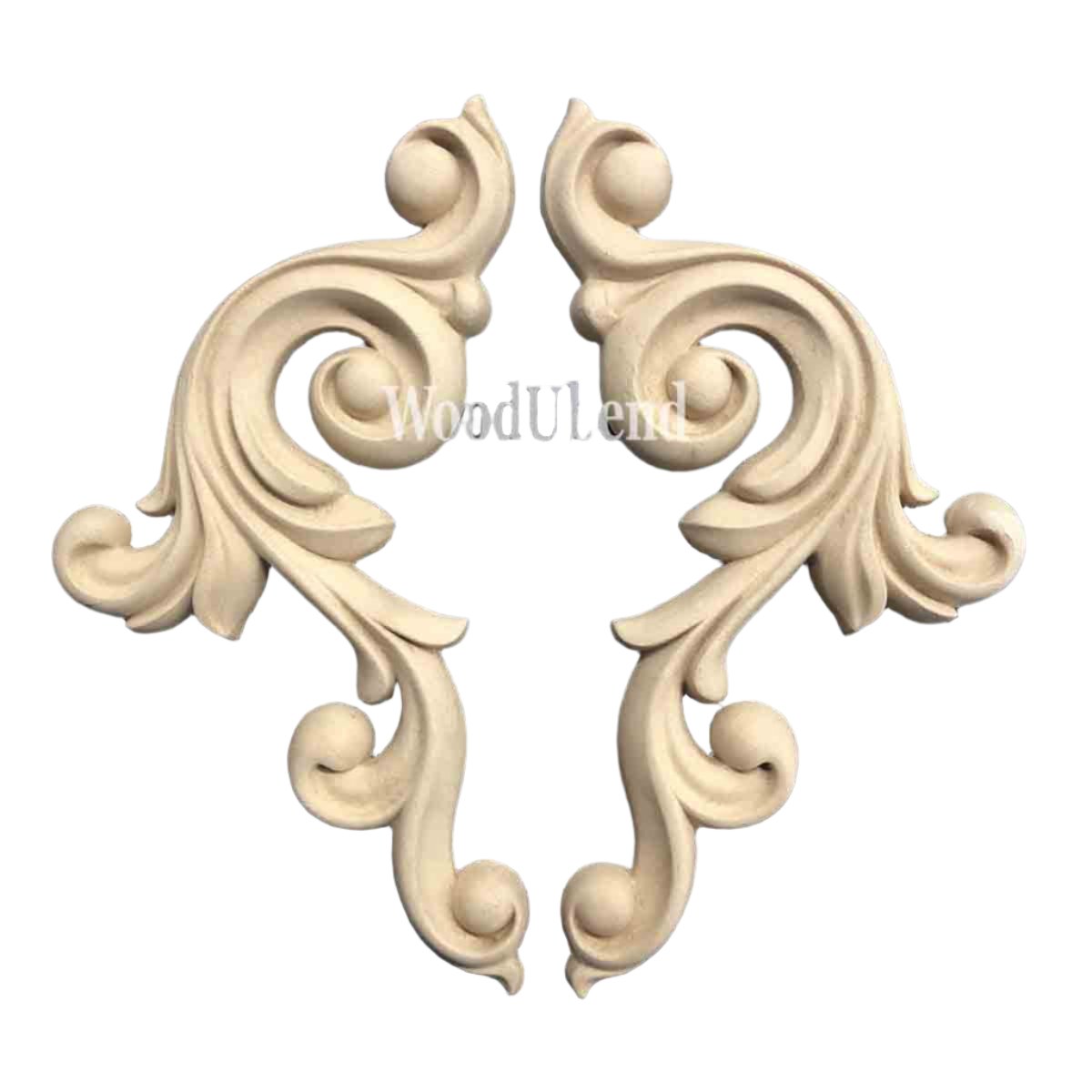 Decorative Scrolls #WUB1322-4 (Set of 2)