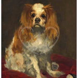 Spaniel A3 Posh Chalk Deluxe Decoupage
