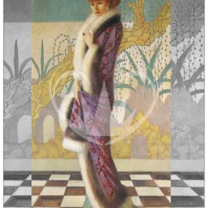Posh in Purple A3 Posh Chalk Deluxe Decoupage