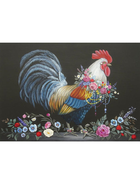 Royal Rooster - A3 Rice Decoupage Paper
