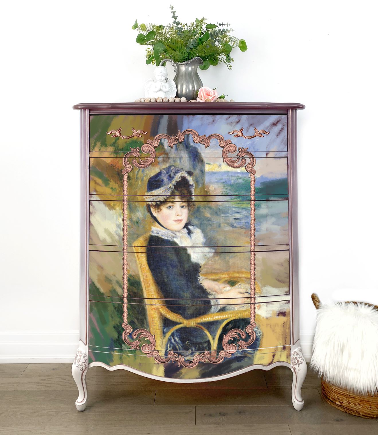 REDESIGN DECOR MOULDS® – LILIAN SCROLLS – 1 PC, 5″X10″, 8MM