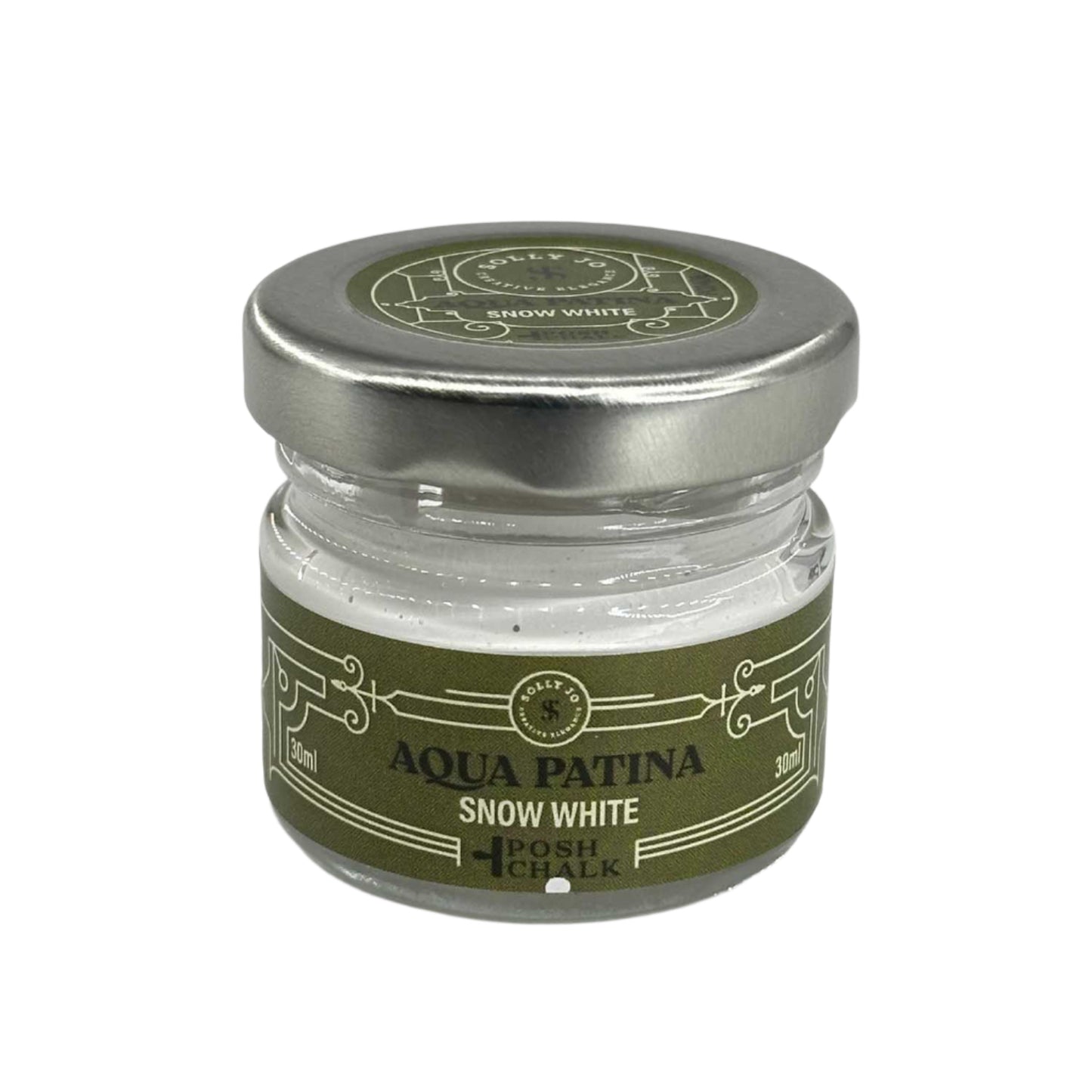 Posh Chalk Aqua Patina - Snow White 30ml