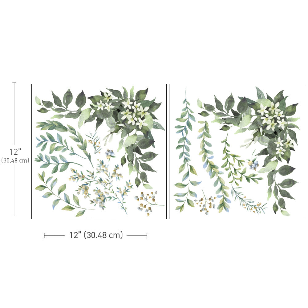 Maxi Transfer – Country Charm – 2 Sheets, 12″X12″