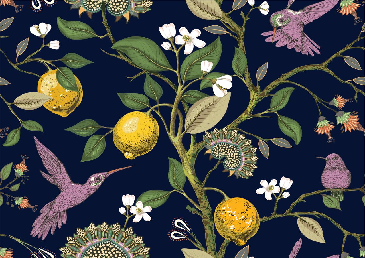 Vintage Botanical - A1 Rice Decoupage Paper
