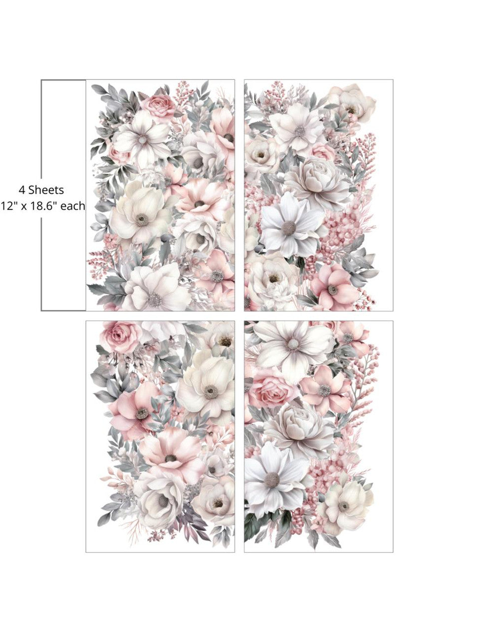 Soft Wintery Floral - Large