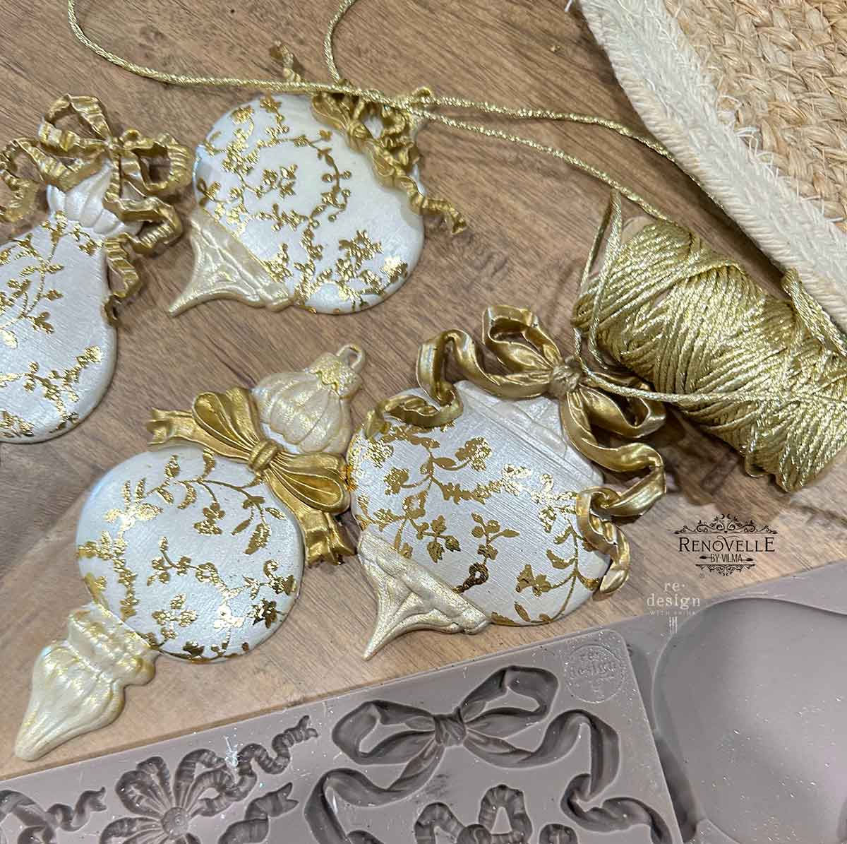 DECOR MOULDS® – TIMELESS TIES – 1 PC, 5″X8″X8MM