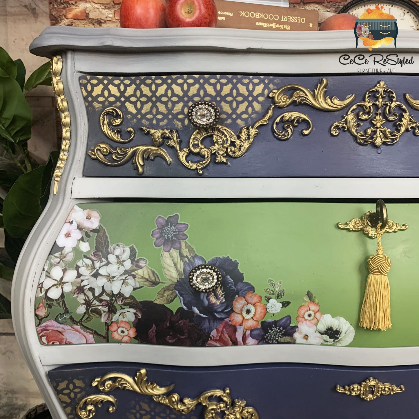DECOR MOULDS® – ITALIAN VILLA SCROLLS  – 1 PC, 5″ X 8″