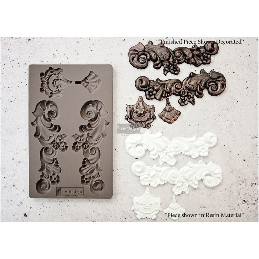 DECOR MOULDS® – GROENEVILLE CREST  – 1 PC, 5″ X 8″