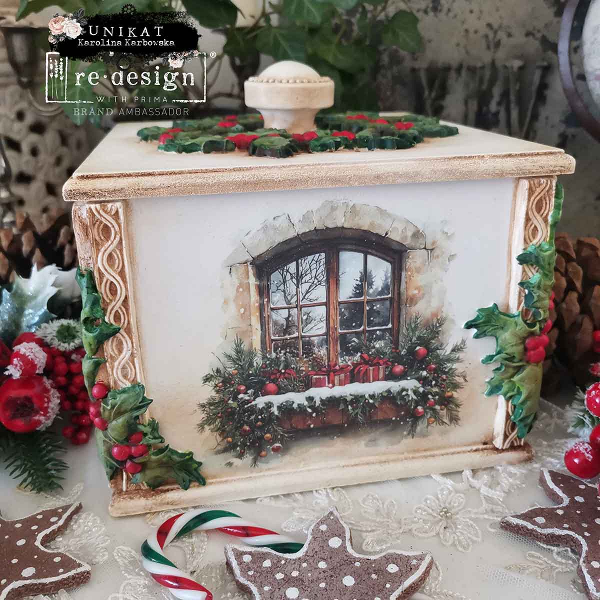 MIDDY TRANSFERS® – YULETIDE NOSTALGIA – 3 SHEETS + 1 BONUS SHEET, 8.5″X11″