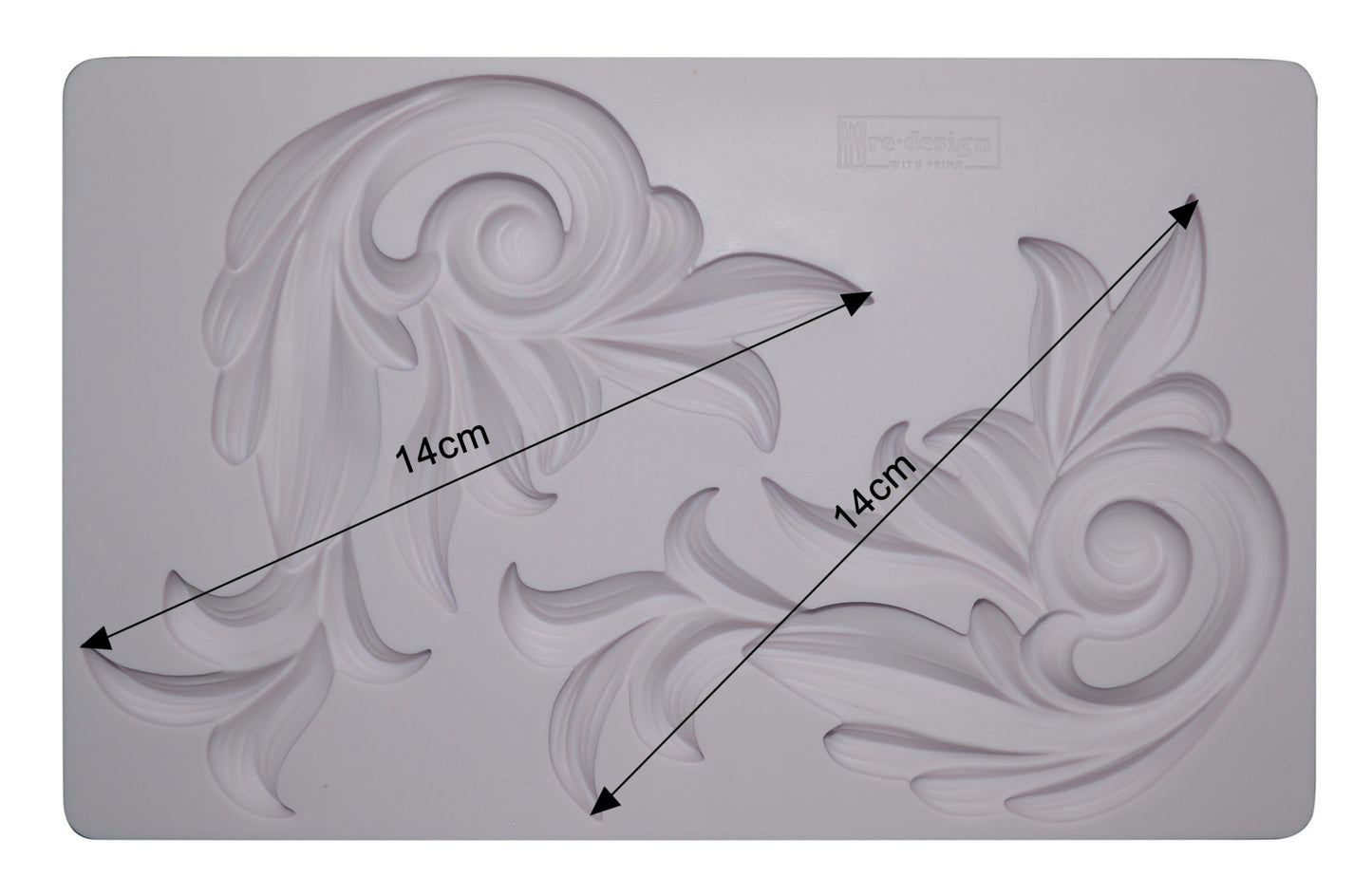 REDESIGN DECOR MOULDS® – ANTIQUE SCROLLS – 8″X5″, 8MM