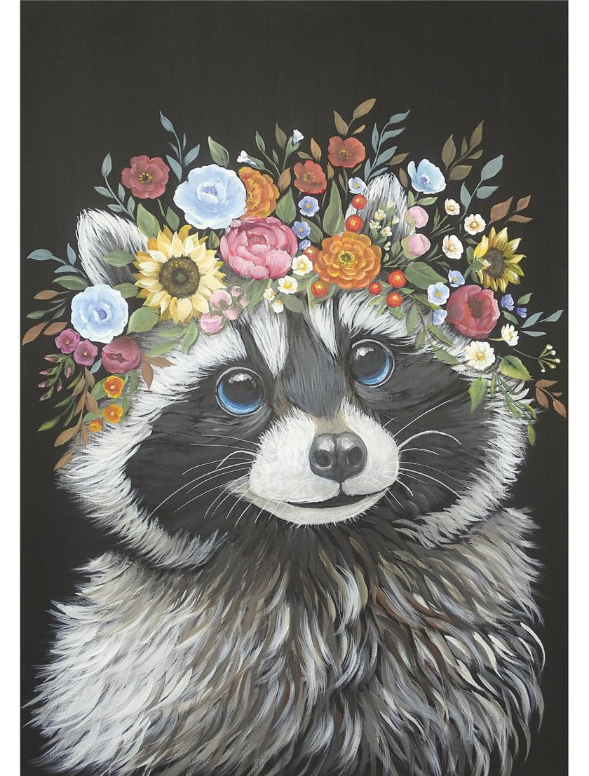Clever Raccoon - A3 Rice Decoupage Paper