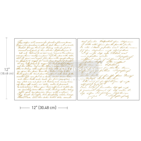 Maxi Transfers® – Sweet Notes – 2 sheets, 12″x12″