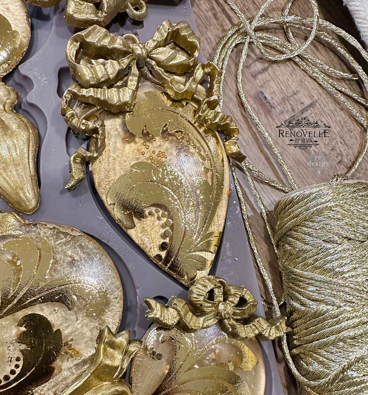 DECOR MOULDS® – TIMELESS TIES – 1 PC, 5″X8″X8MM