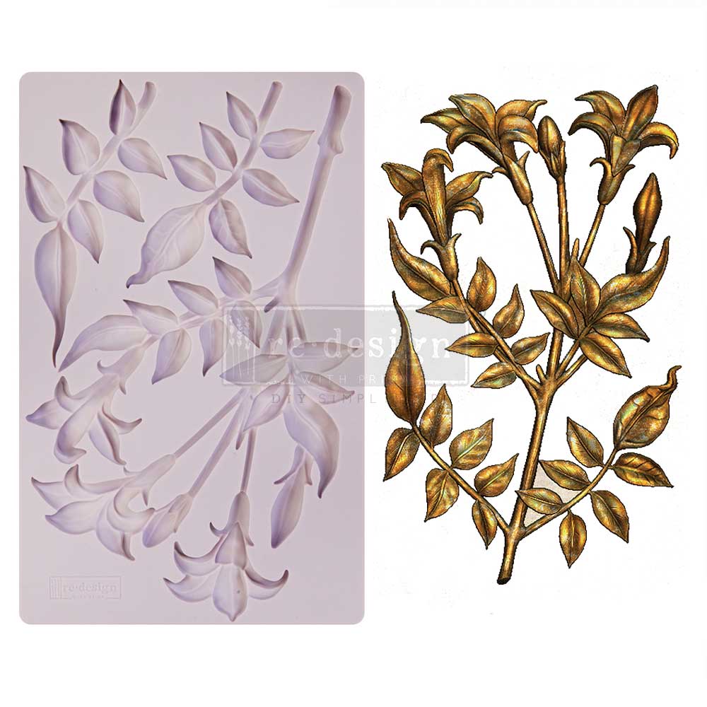 DECOR MOULDS® – LILY FLOWERS – 1 PC, 5″ X 8″