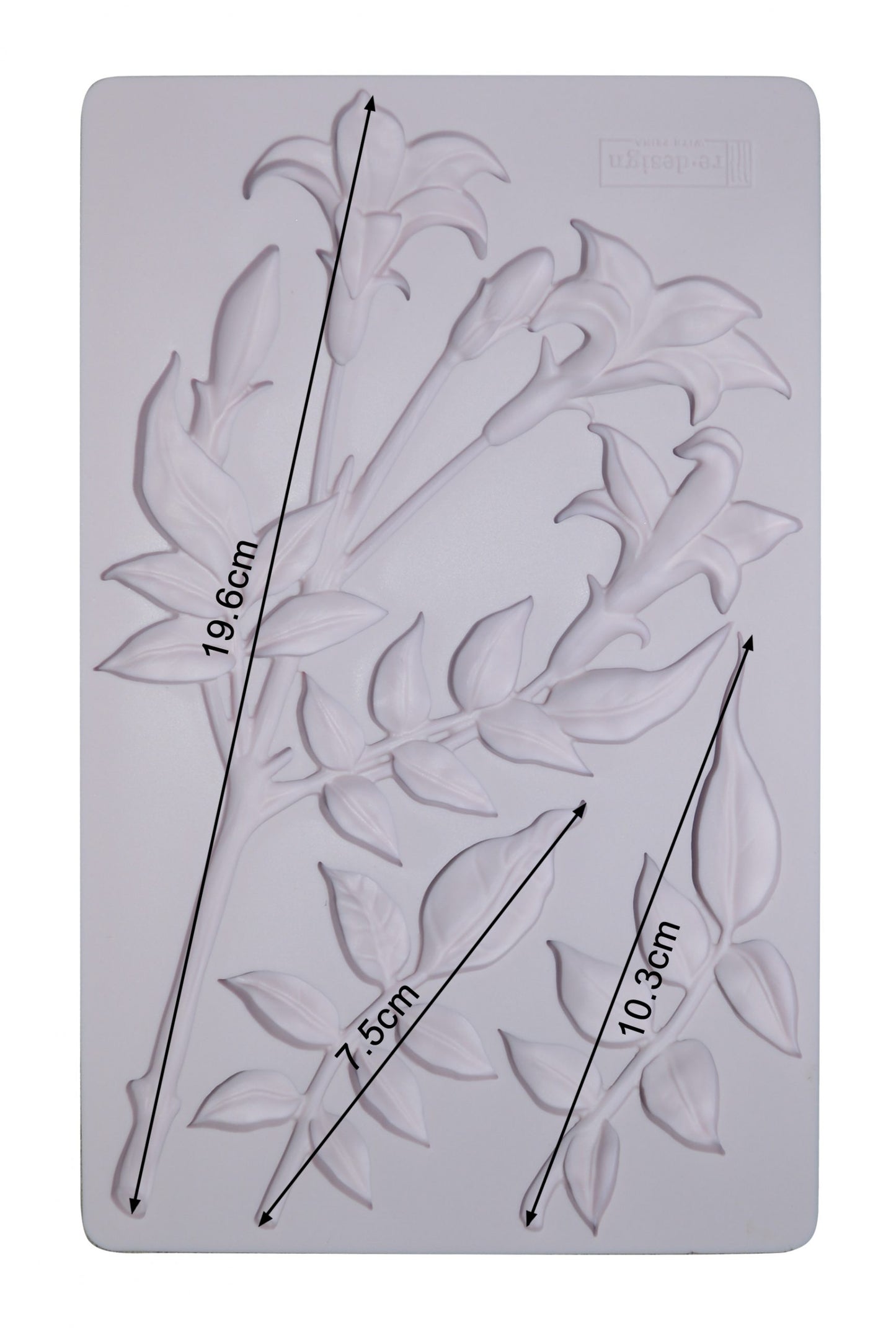 DECOR MOULDS® – LILY FLOWERS – 1 PC, 5″ X 8″