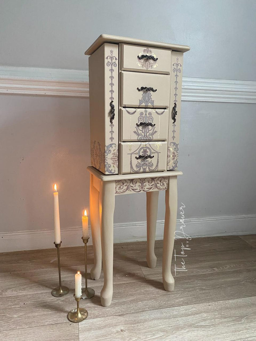 Gilded Damask - Water Slide Transfer