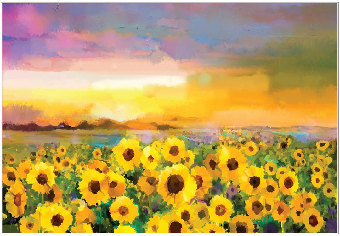 Sunflower Sunset - A1 Rice Decoupage Paper