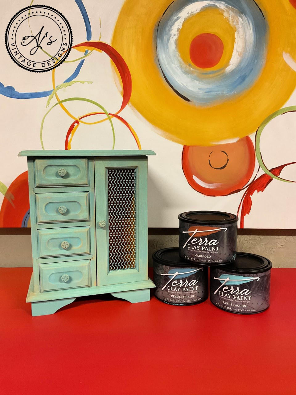 Cerulean Blue Terra Clay Paint