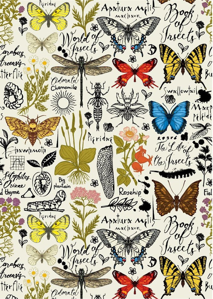 Book of Insects - A3 Rice Decoupage Paper