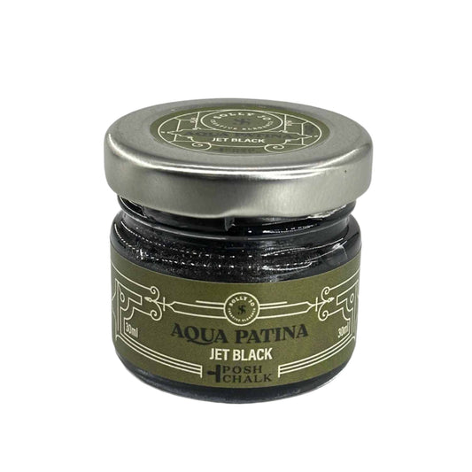 Posh Chalk Aqua Patina - Jet Black 30ml