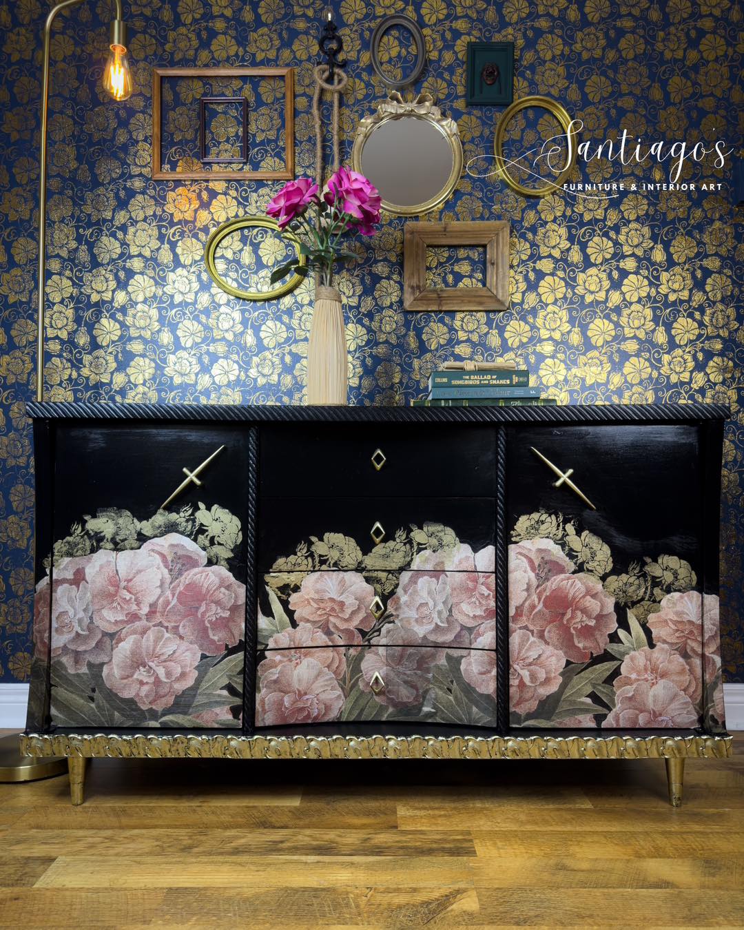 Muller's Peonies A1 Posh Chalk Deluxe Decoupage
