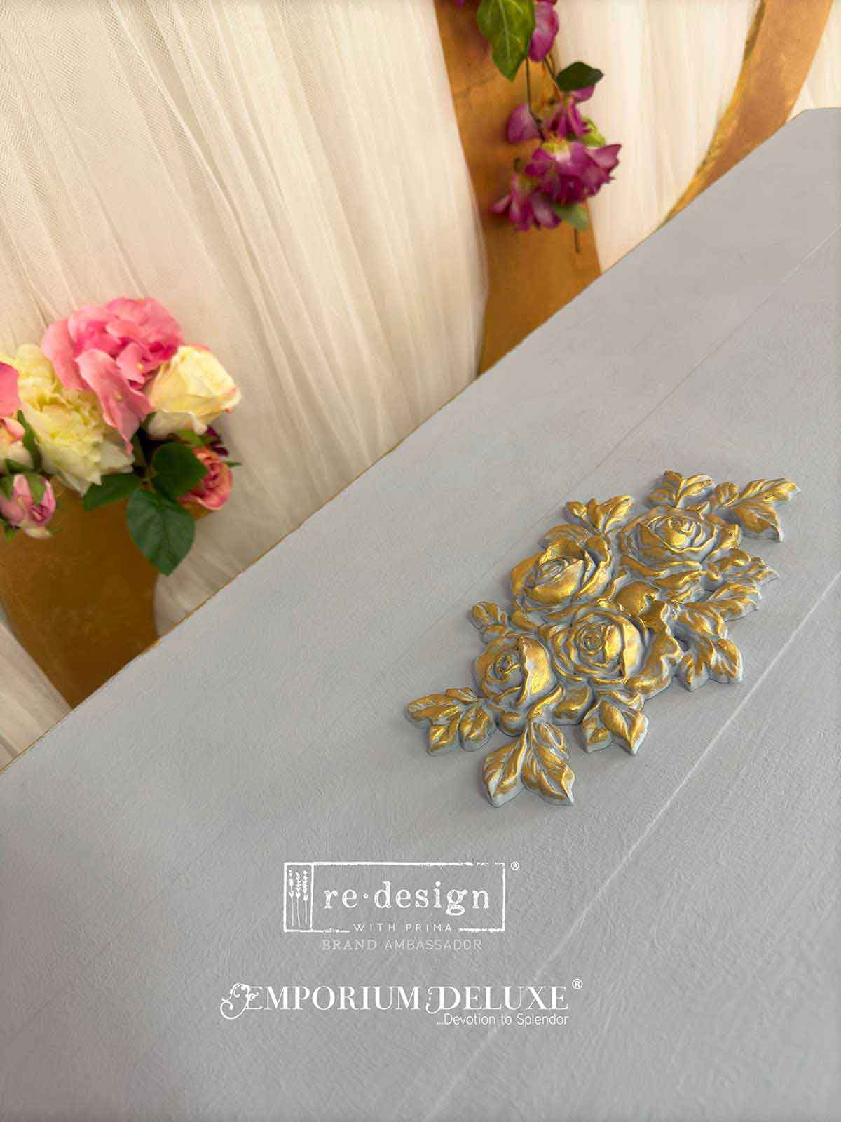 Decor Poly – Timeless Petals – 1 pc, 4.75″x8″ (12.1cmx20.3cm)