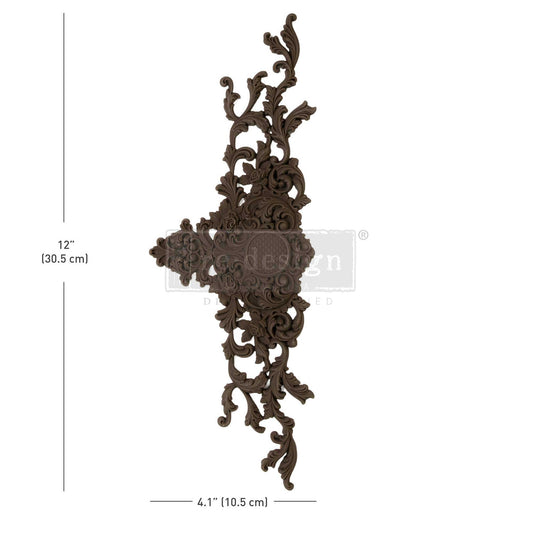 DECOR POLY® – ELABORATE FINERY – 12″X4.13″X0.25″ / 30.5CMX10.5CMX0.64CM