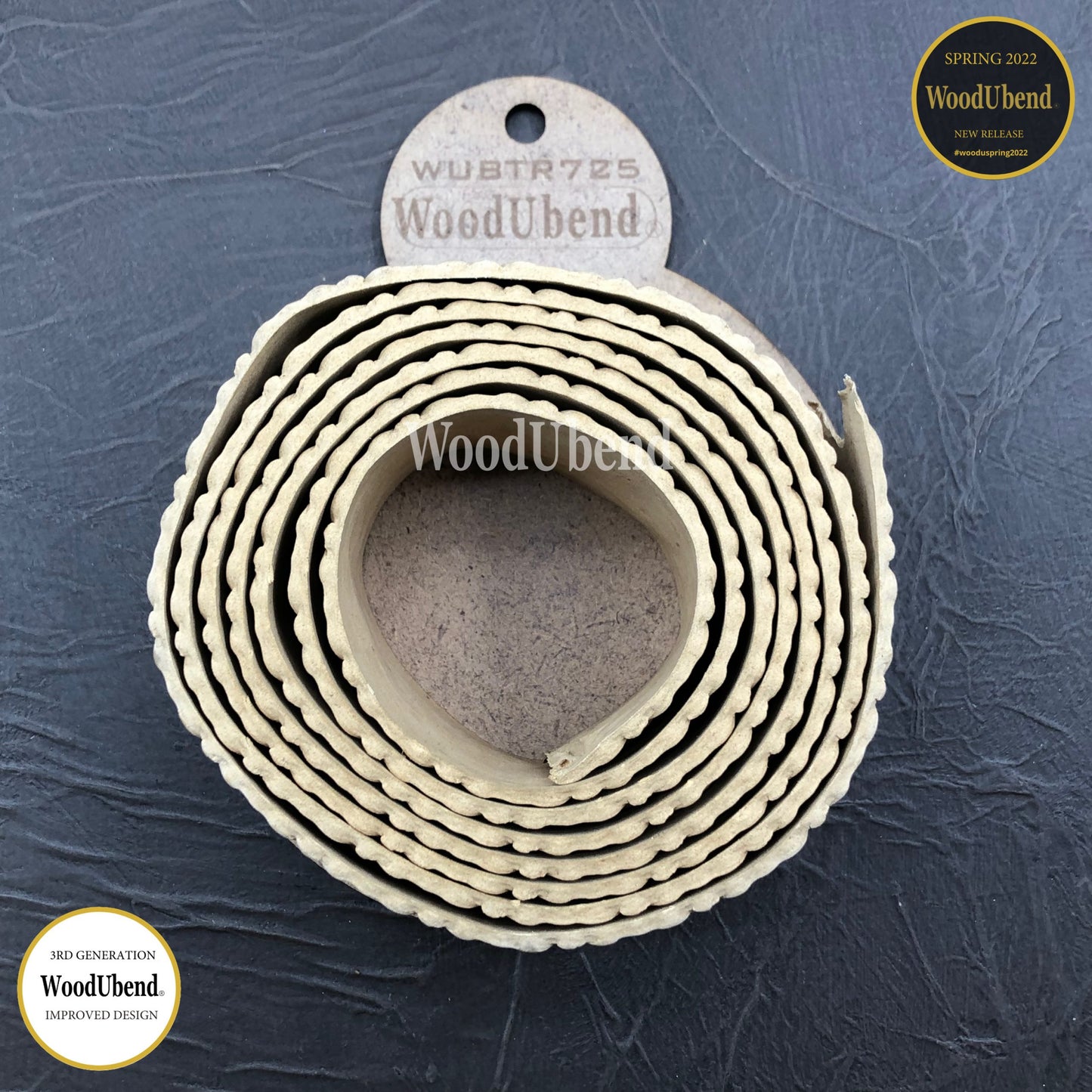 Pack of One Ornate Scroll Trim TR725 208×5.7 cm