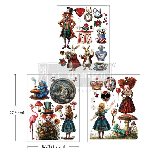 MIDDY TRANSFERS® – WHIMSICAL HOLIDAY DREAMS – 3 SHEETS + 1 BONUS SHEET, 8.5″X11″