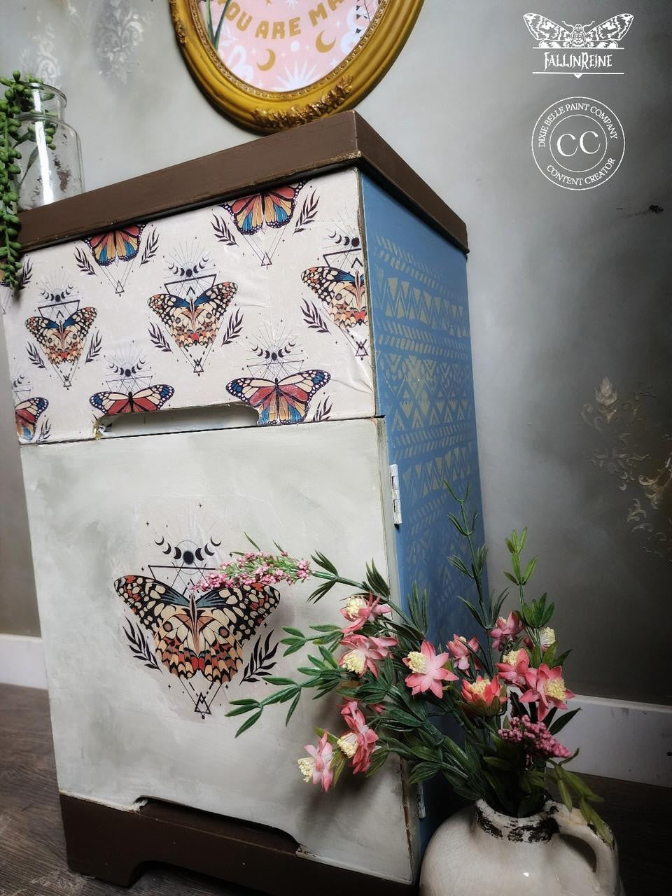 Boho Butterflies - A3 Rice Decoupage Paper